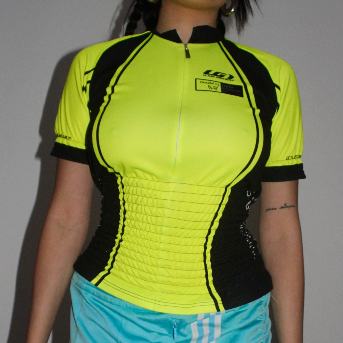 SHIRRED CYCLING JERSEY (S)