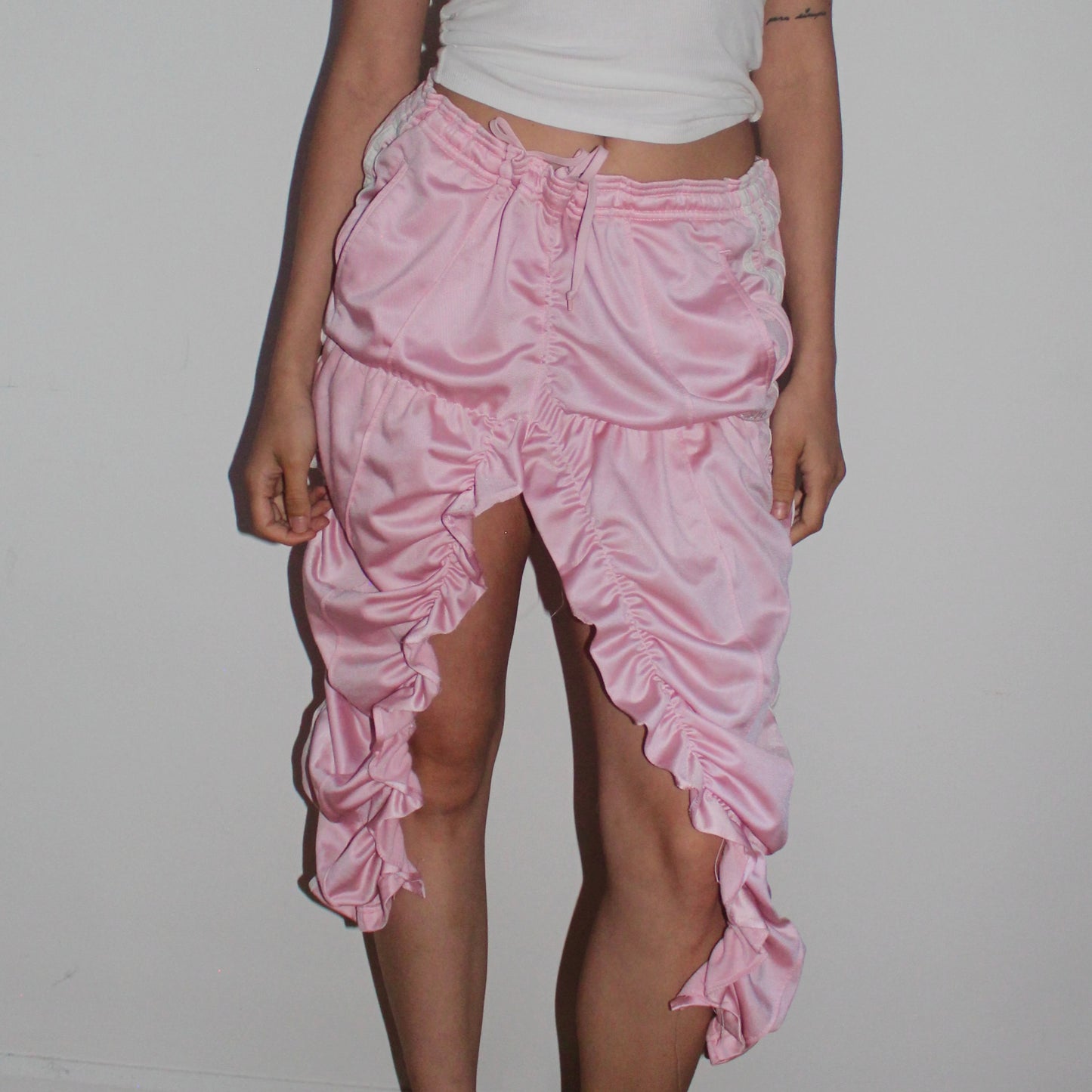 SCRUNCH SKIRT IN PINK (L)