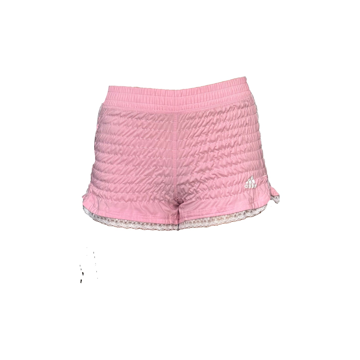 ADIDAS SHIRRED LACE SHORTS