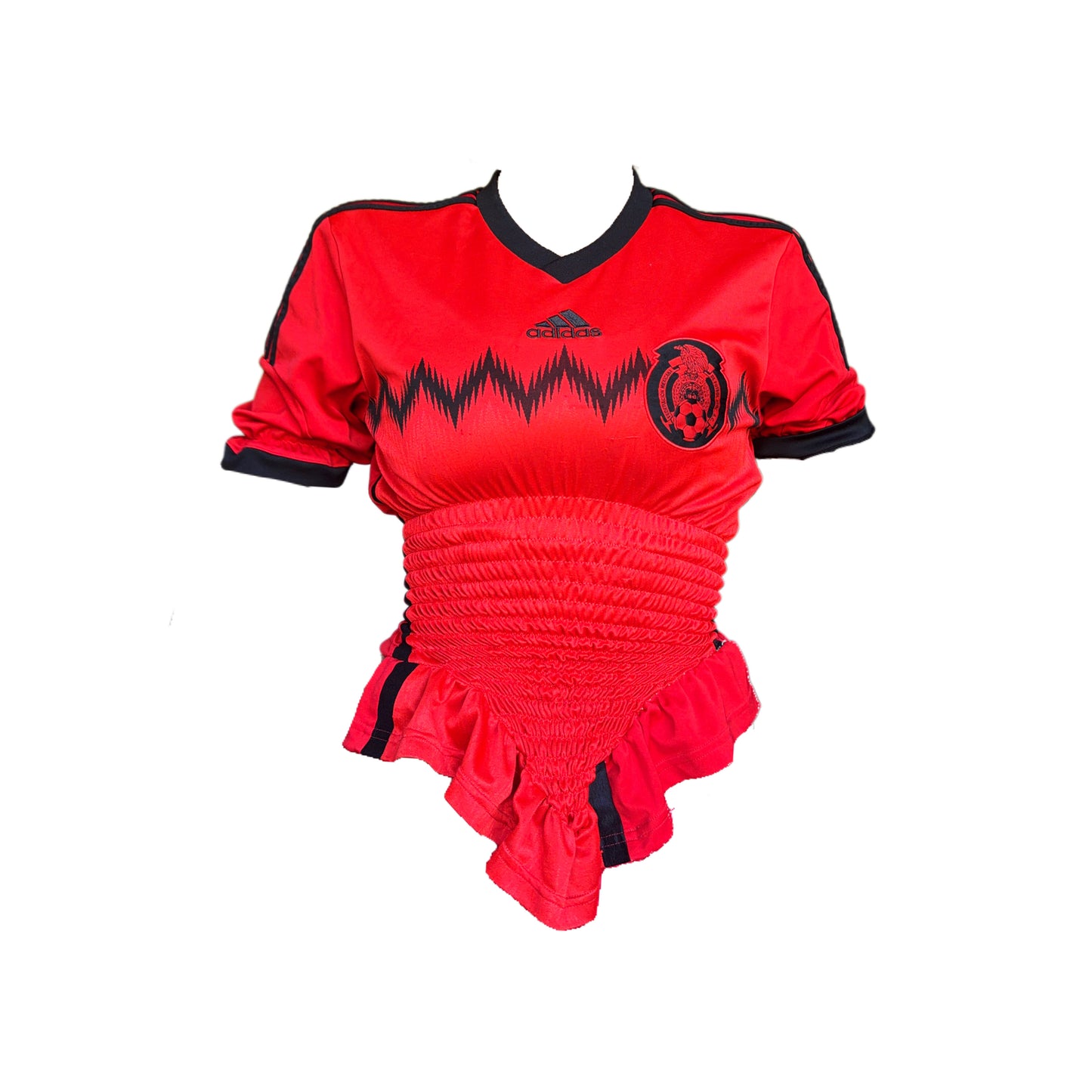 MEXICO SHIRRED TRIM JERSEY (S)