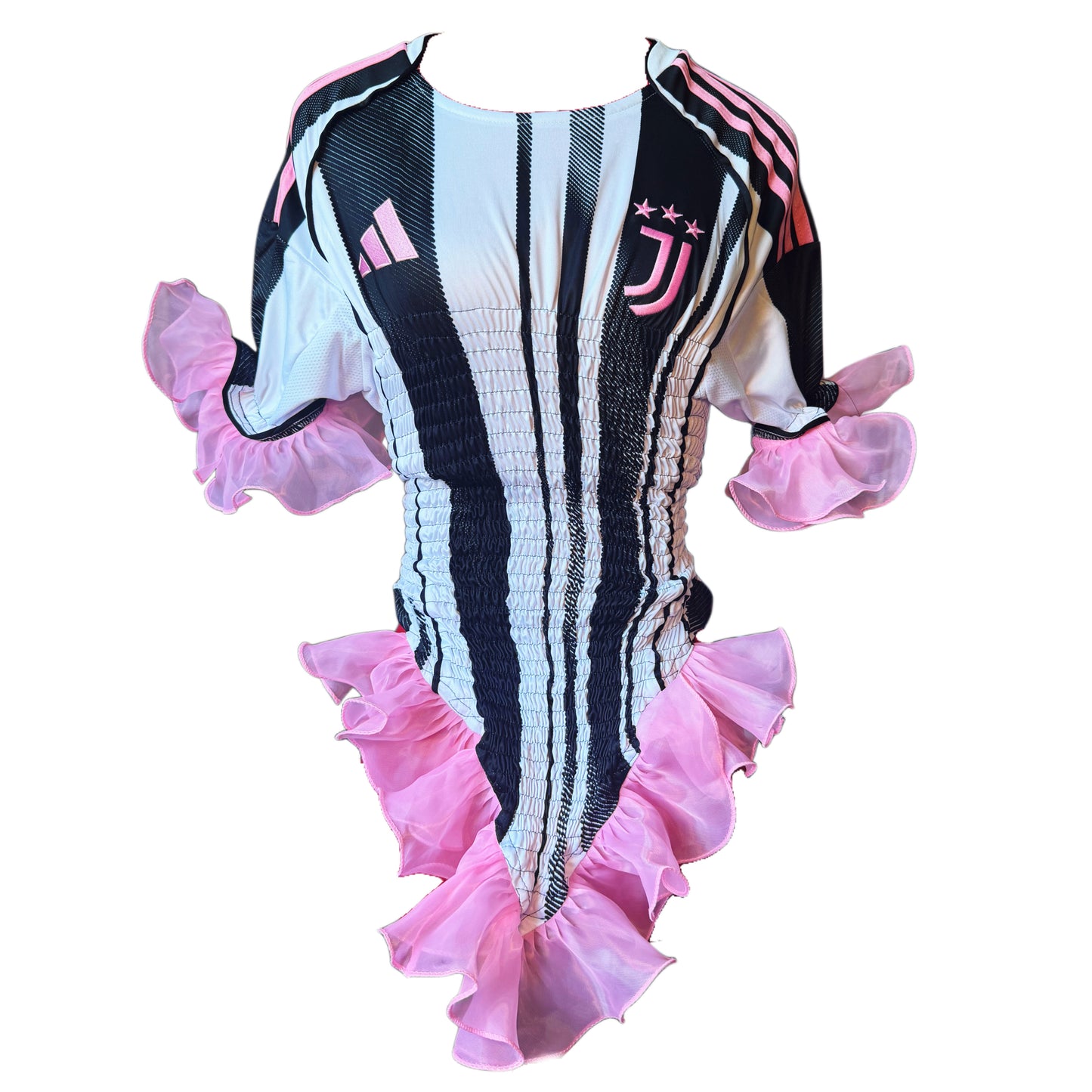 JUVENTUS SHIRRED TRIM JERSEY (S-M)