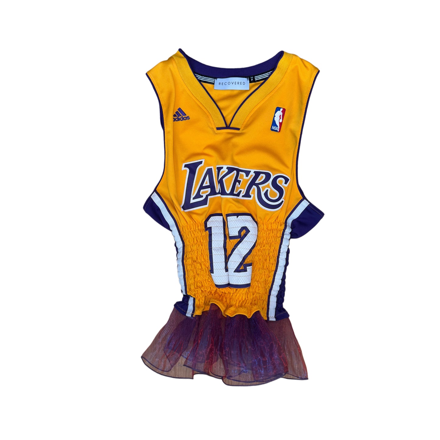 LAKERS SHIRRED TRIM JERSEY (S/M)