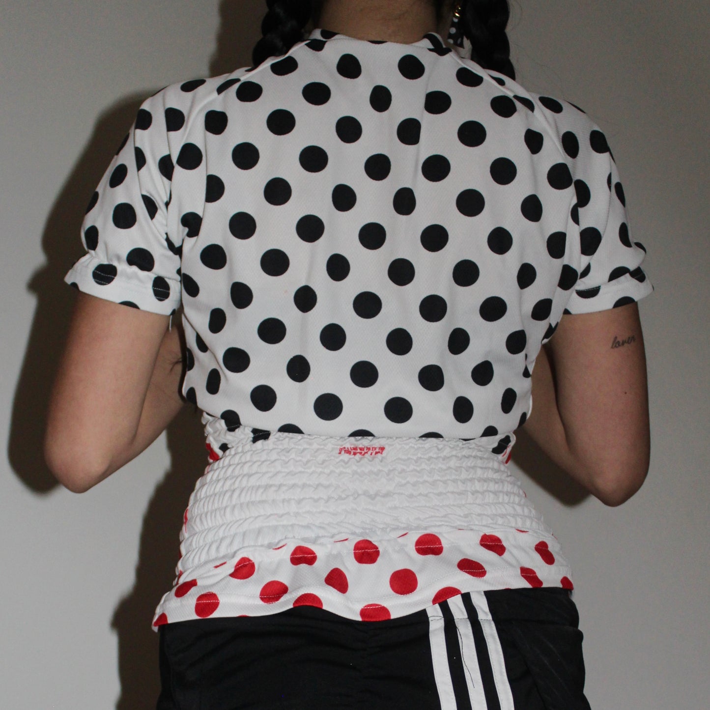 SHIRRED CYCLING JERSEY (S)