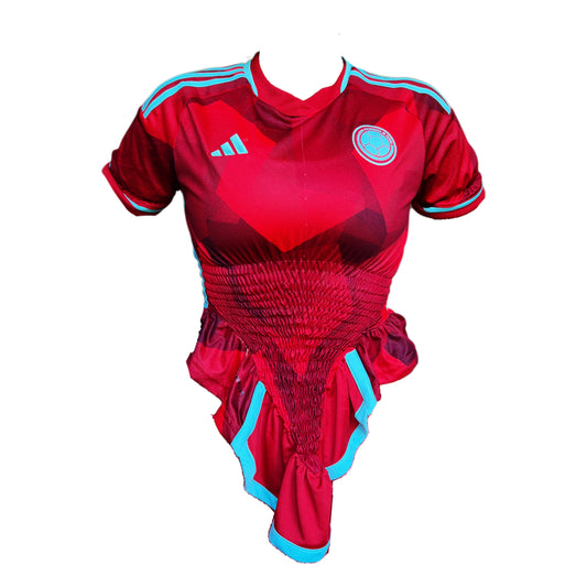 COLOMBIA SHIRRED TRIM JERSEY (S)