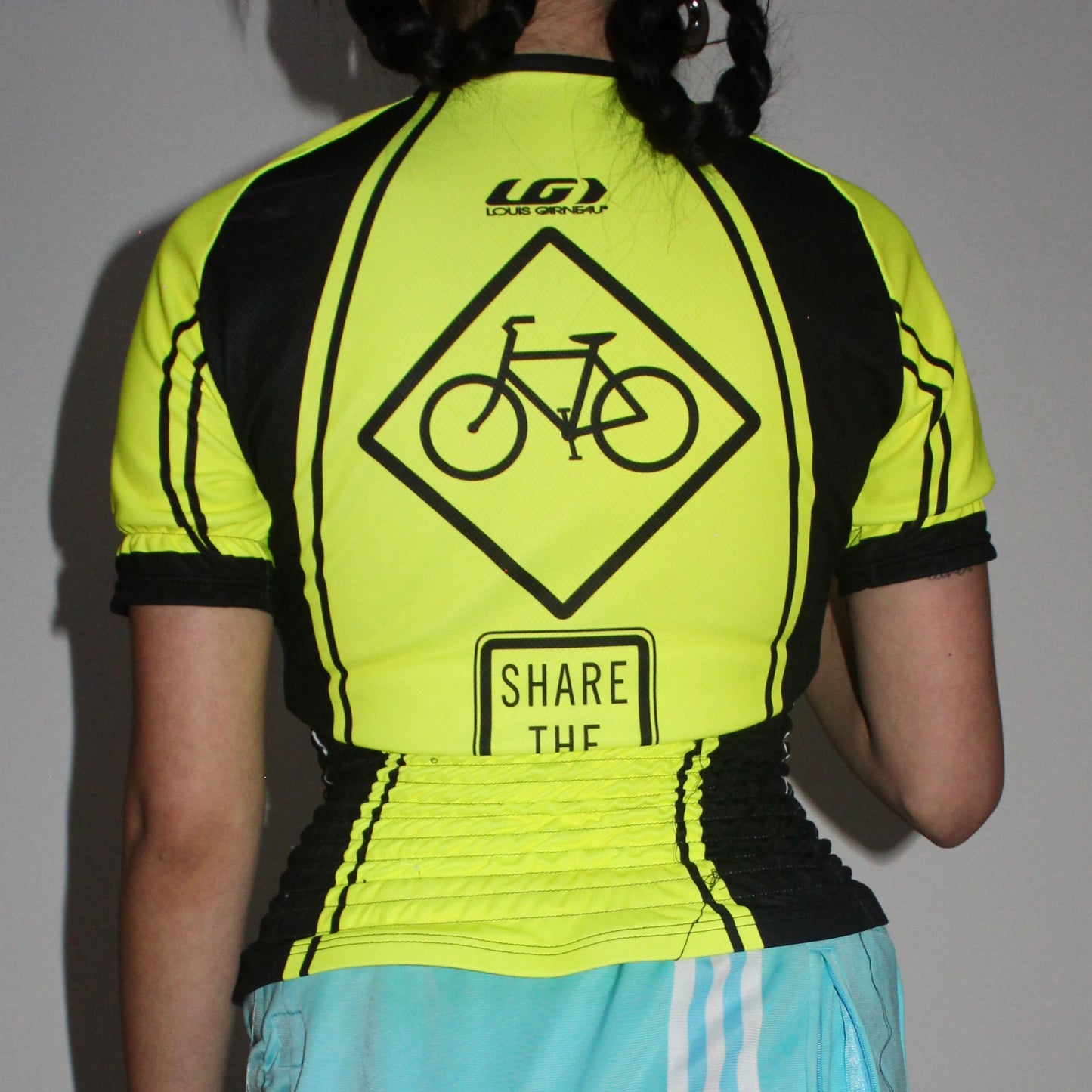 SHIRRED CYCLING JERSEY (S)