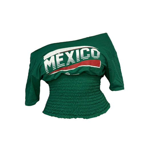 MEXICO SHIRRED TEE (S)