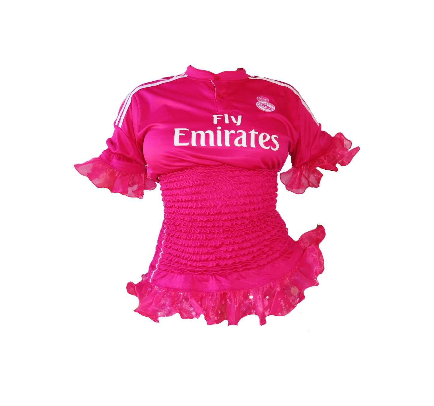 REAL MADRID SHIRRED TRIM JERSEY (S-M)