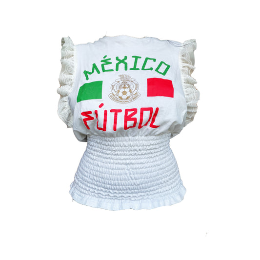 MEXICO SHIRRED TEE (S)